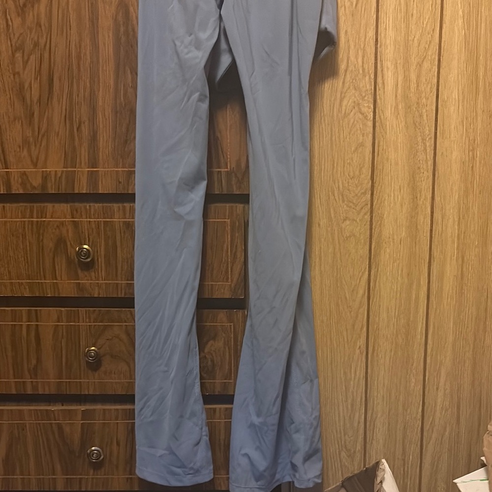 Light Blue Flared Leggings